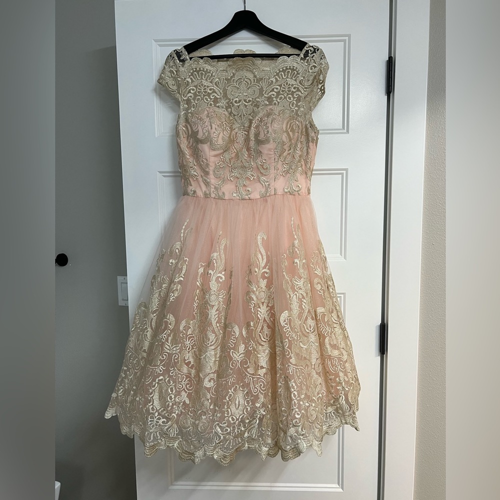 Chi Chi London pink dress